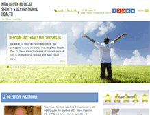 Tablet Screenshot of newhavenmed.com